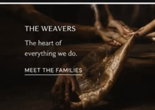 Artisan weaving zari