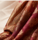 Banarasi Katan Silk — Emerald